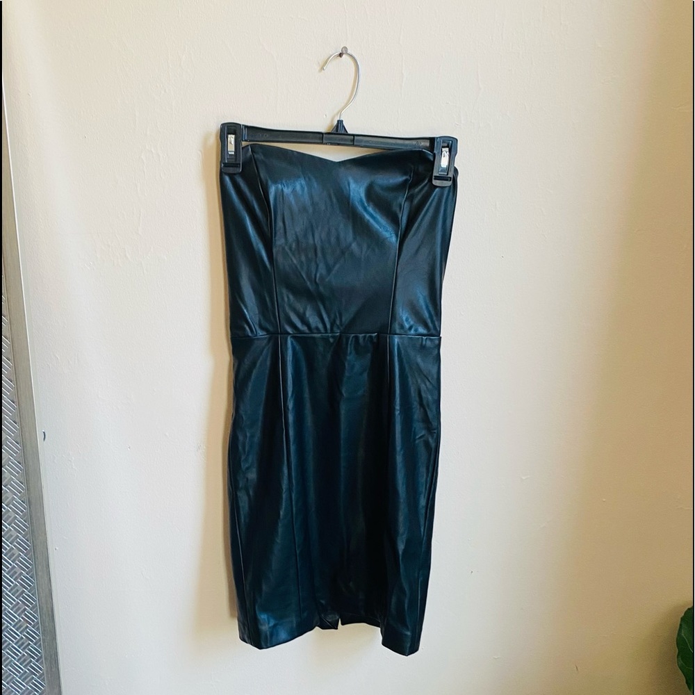 Size small Kittenish Faux Leather Dress